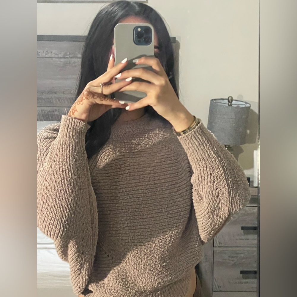 Beige Pull Over Sweater